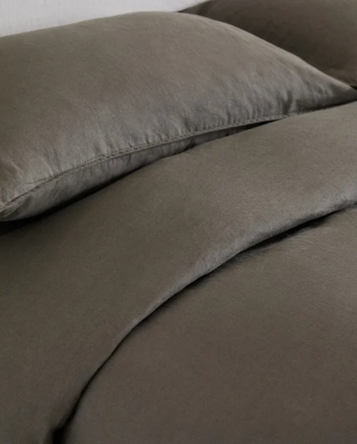 Duvet Covers*ZARA Home (140 Gsm) Washed Linen Duvet Cover Grey