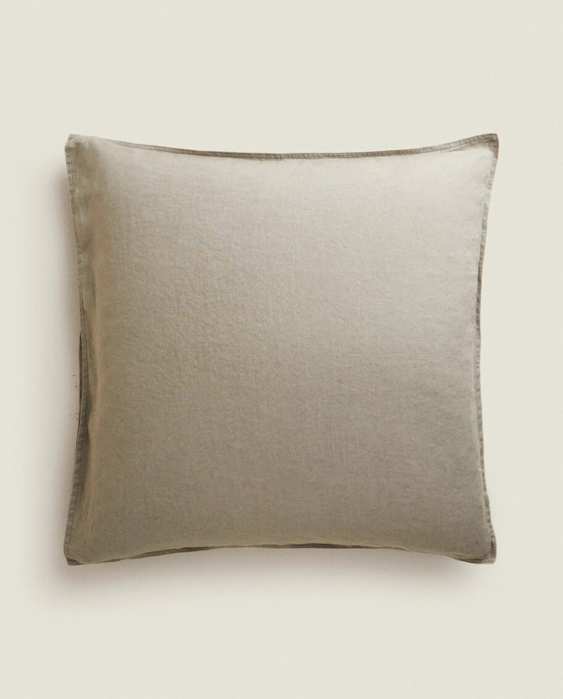Pillowcases*ZARA Home (140 Gsm) Washed Linen Pillowcase Middle Grey