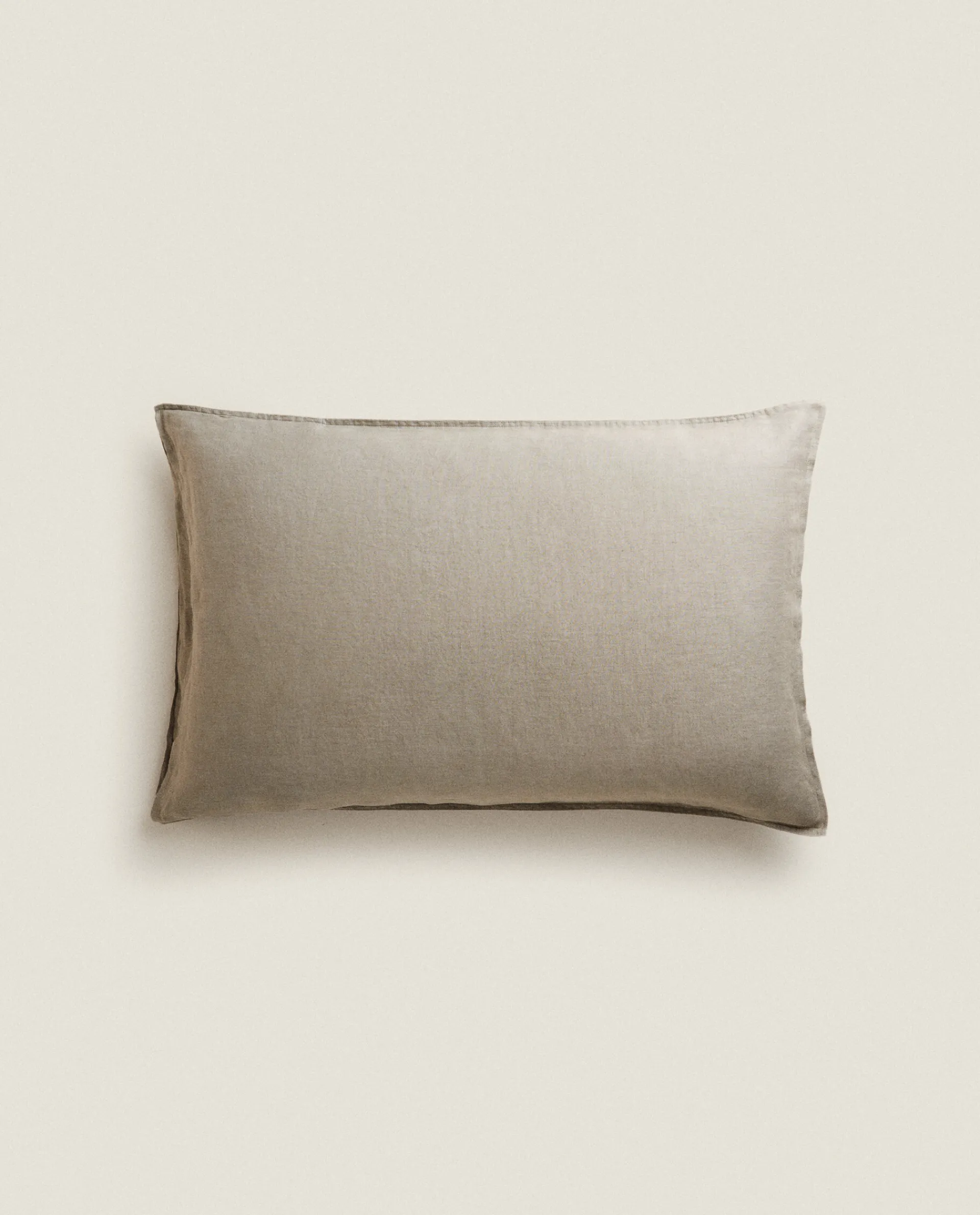 Pillowcases*ZARA Home (140 Gsm) Washed Linen Pillowcase Middle Grey