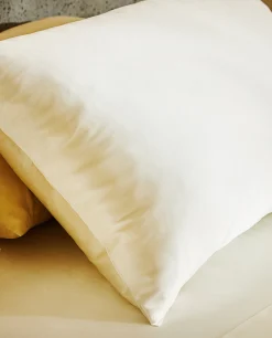 Pillowcases*ZARA Home 100% Mulberry Silk Pillowcase Oyster White
