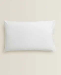 Pillowcases*ZARA Home (180 Thread Count) Cotton Percale Pillowcase White