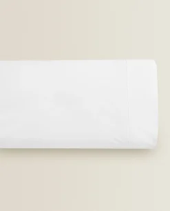 Pillowcases*ZARA Home (180 Thread Count) Cotton Percale Pillowcase White