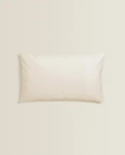 Pillowcases*ZARA Home (300 Thread Count) Cotton Percale Pillowcase Cream