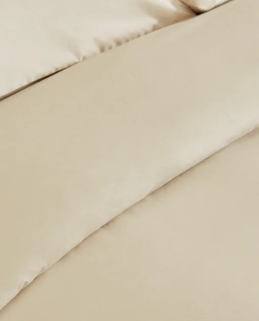 Fitted Sheets*ZARA Home (300 Thread Count) Cotton Percale Fitted Sheet Beige