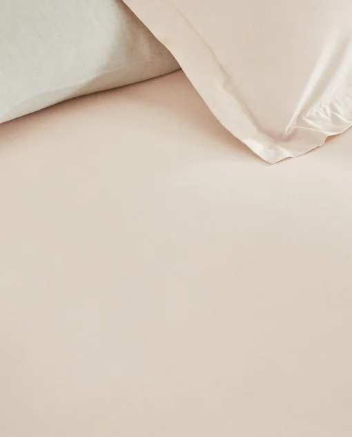 Duvet Covers*ZARA Home (180 Thread Count) Cotton Percale Duvet Cover Peach