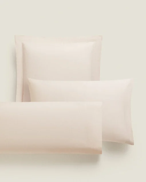 Pillowcases*ZARA Home (180 Thread Count) Cotton Percale Pillowcase Peach
