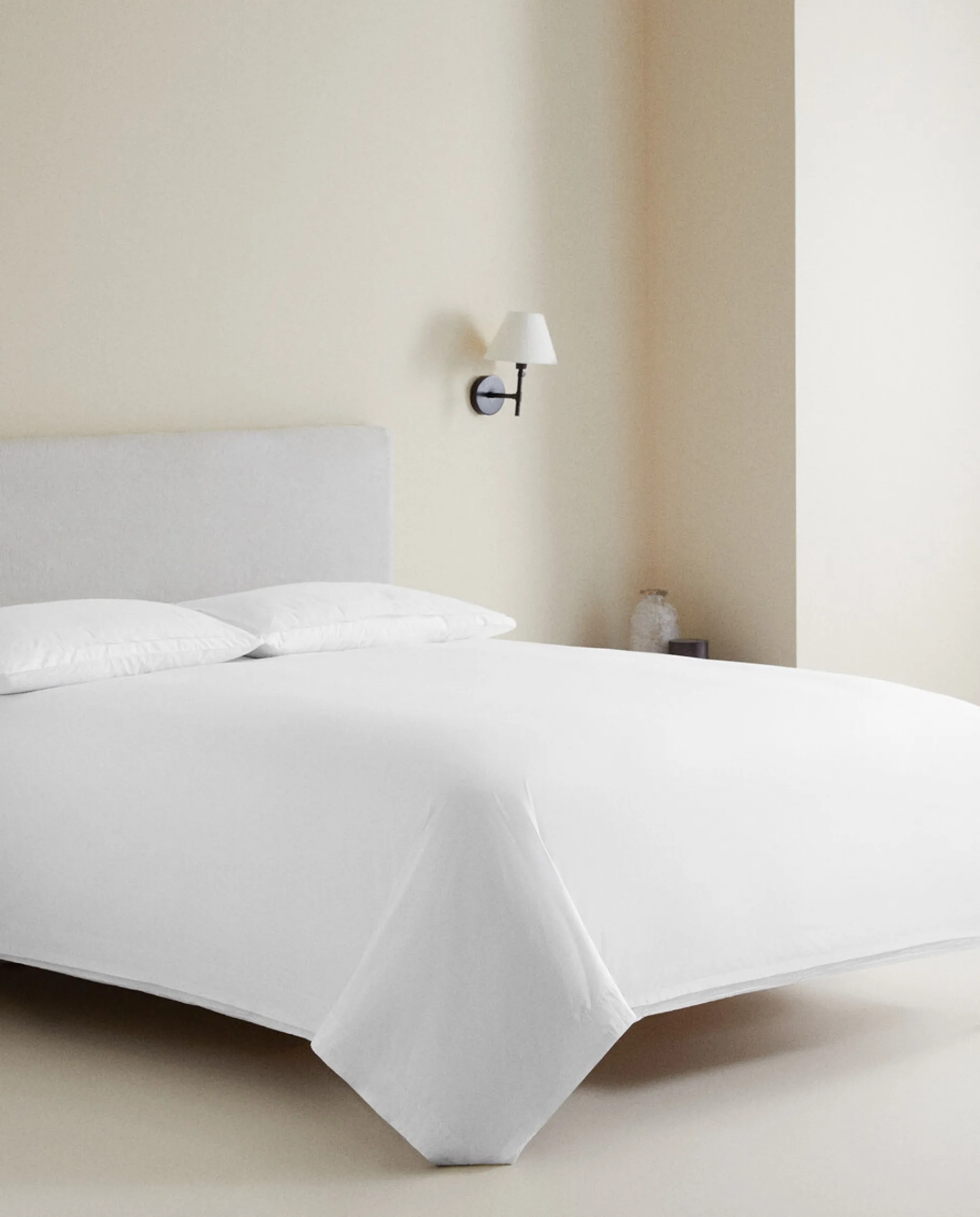 Duvet Covers*ZARA Home (300 Thread Count) Duvet Cover With Double Topstitching White