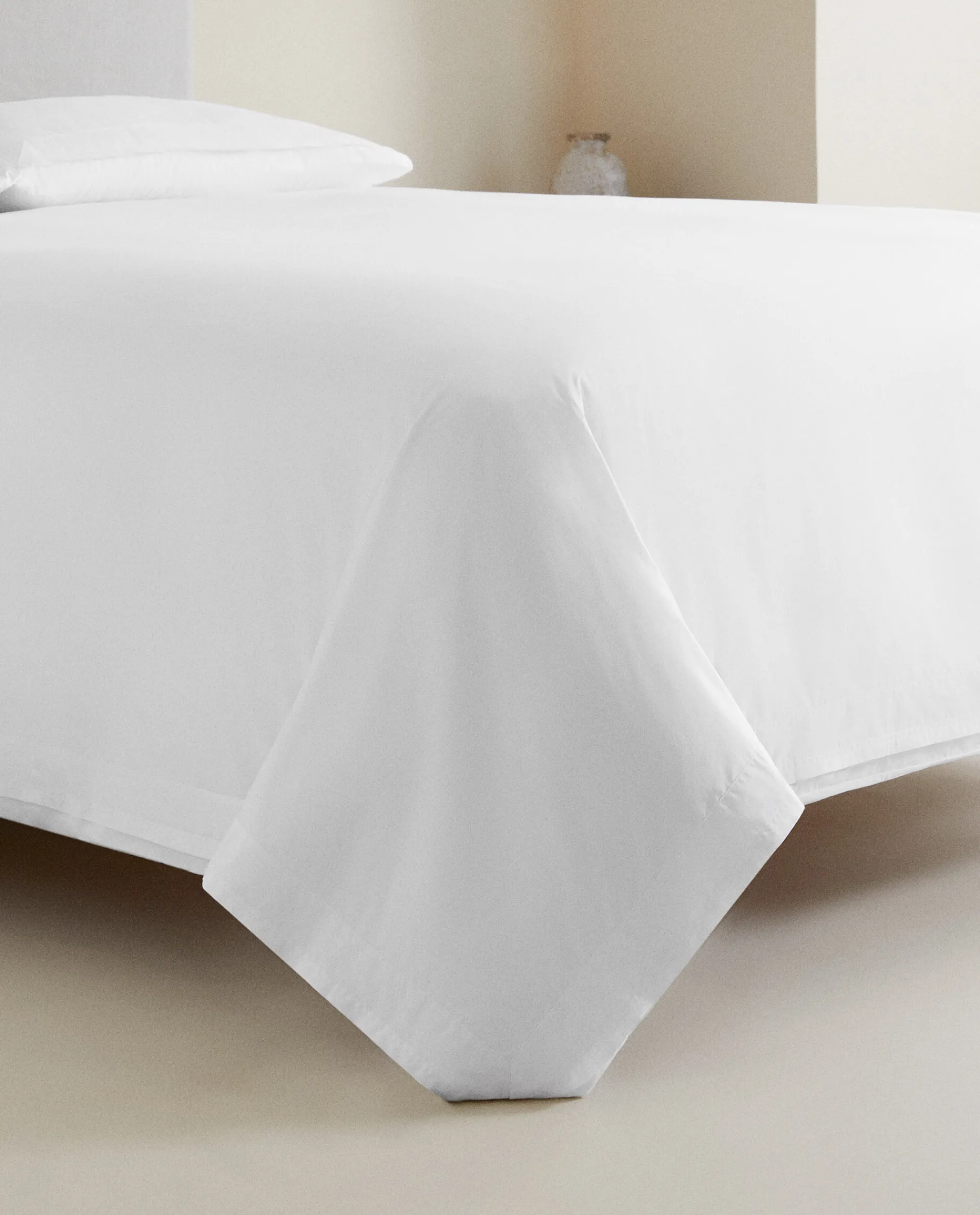 Duvet Covers*ZARA Home (300 Thread Count) Duvet Cover With Double Topstitching White