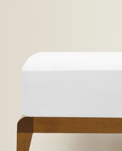 Fitted Sheets*ZARA Home (300 Thread Count) Percale Fitted Sheet White