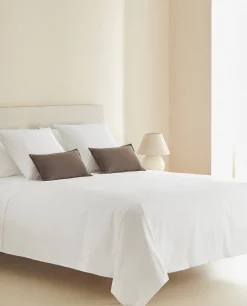 Fitted Sheets*ZARA Home (300 Thread Count) Percale Fitted Sheet White