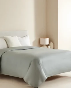 Fitted Sheets*ZARA Home (300 Thread Count) Sateen Fitted Sheet Green