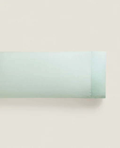Pillowcases*ZARA Home (300 Thread Count) Washed Sateen Pillowcase Green