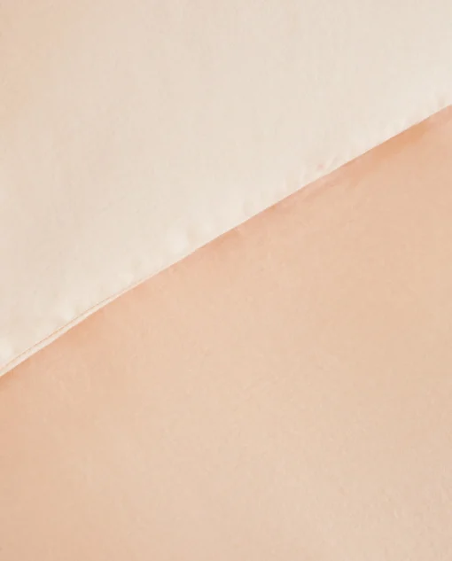 Duvet Covers*ZARA Home (300 Thread Count) Washed Sateen Duvet Cover Peach