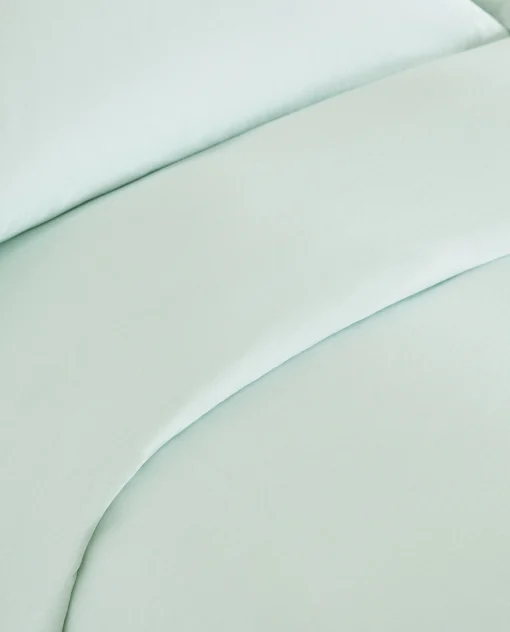 Fitted Sheets*ZARA Home (300 Thread Count) Washed Sateen Fitted Sheet Green