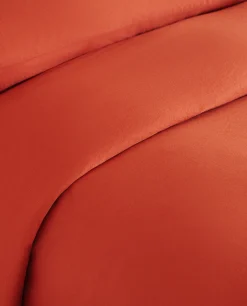 Fitted Sheets*ZARA Home (300 Thread Count) Washed Sateen Fitted Sheet Coral