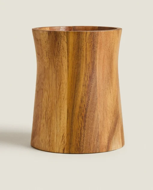 Kitchen Accessories*ZARA Home Acacia Utensil Holder Natural Colour