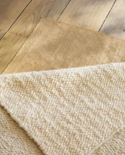 Solid*ZARA Home Anti-Slip For Rugs Natural Colour