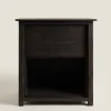Bedside/Occasional Tables*ZARA Home Ash Bedside Table Black