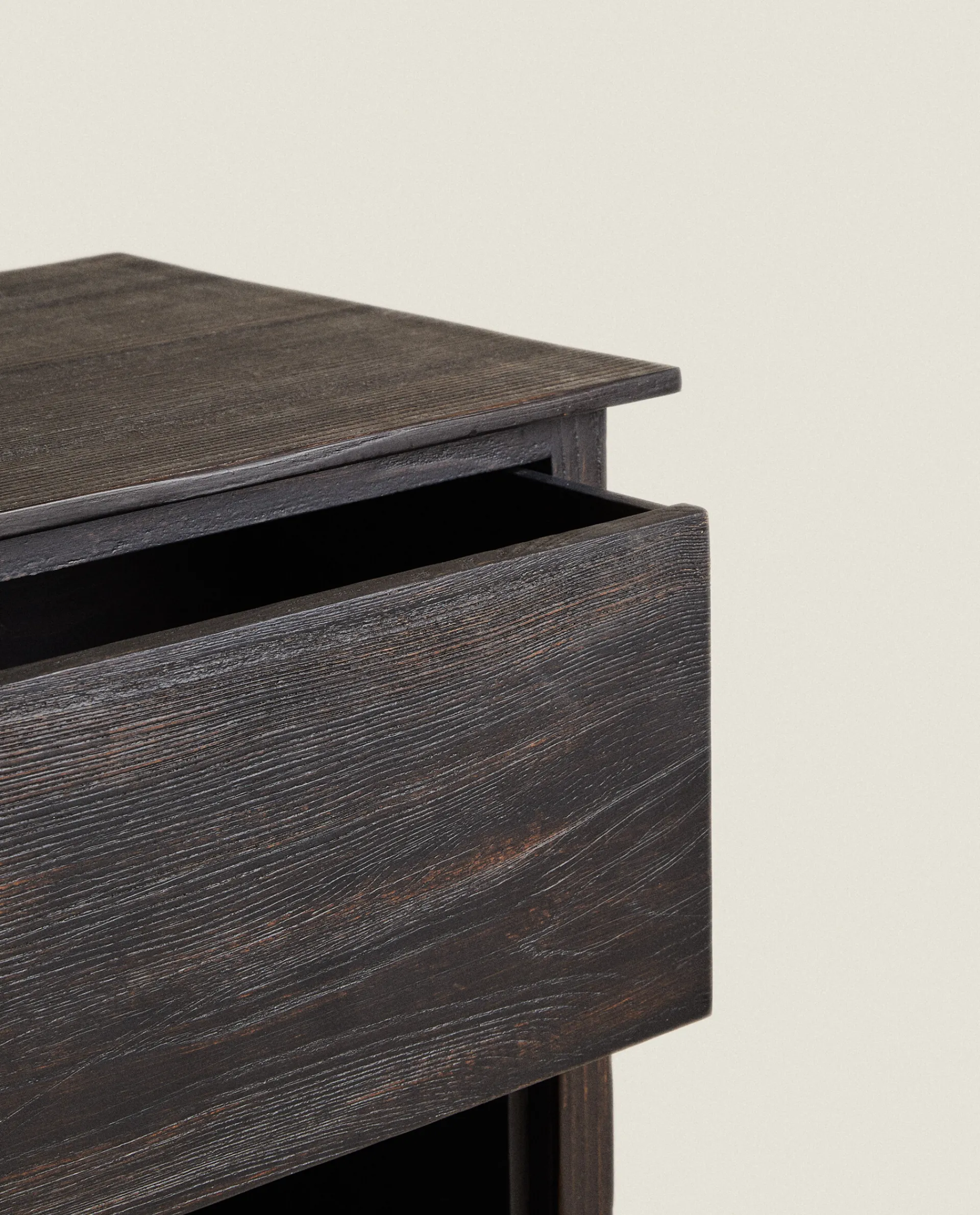 Bedside/Occasional Tables*ZARA Home Ash Bedside Table Black