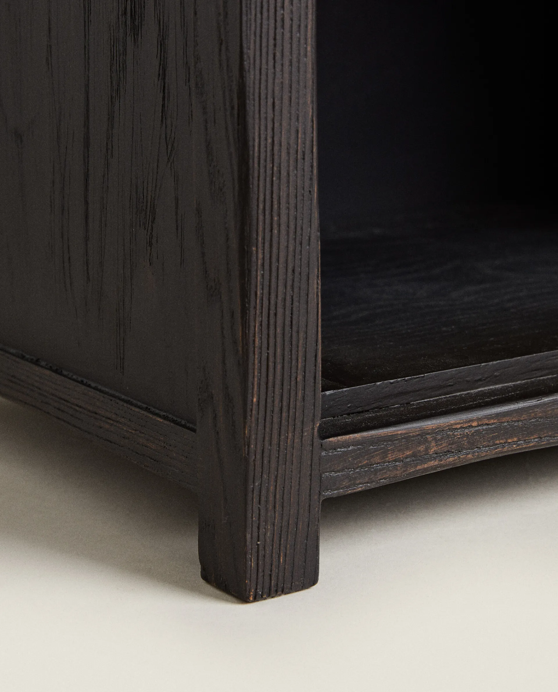 Bedside/Occasional Tables*ZARA Home Ash Bedside Table Black