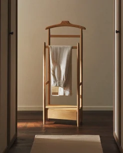 Dressing Room*ZARA Home Ash Wood Valet Stand Natural Colour