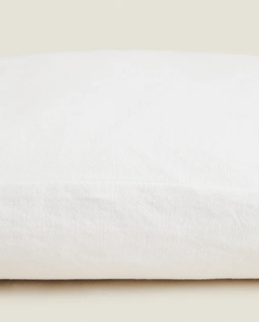 Bedspreads*ZARA Home Backstitched Throw Pillow Cover White