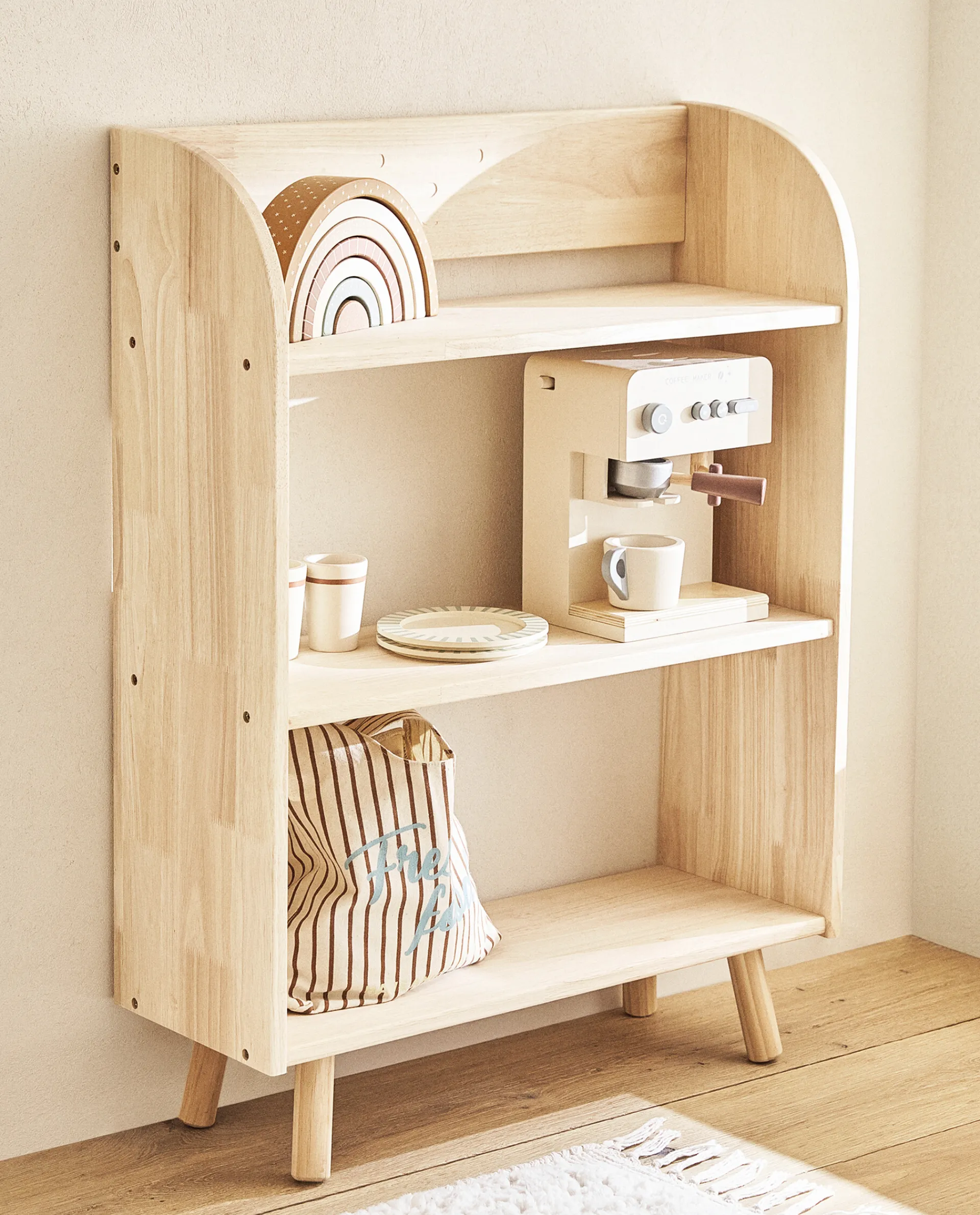 Storage*ZARA Home Bear Bookcase Natural Colour