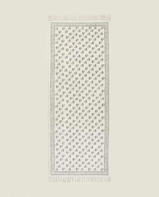 Decorative*ZARA Home Block Print Rug Multicolored