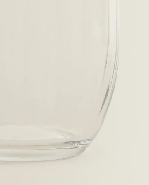 Tumblers*ZARA Home Bohemia Crystal Tumbler With Lines Transparent
