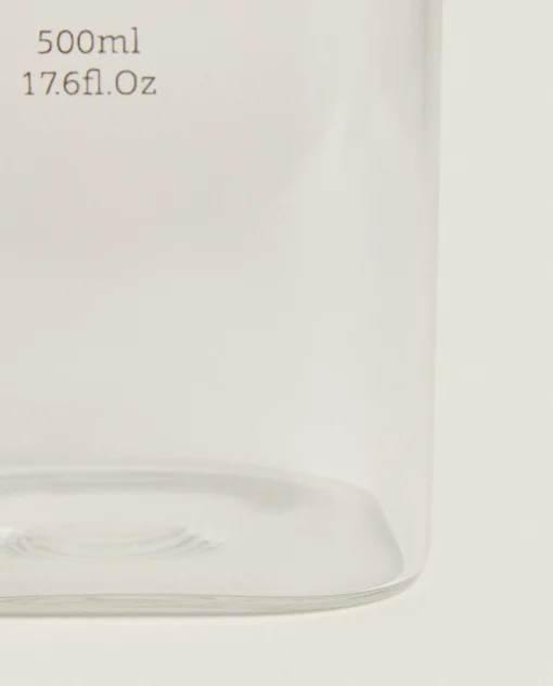 Glasses*ZARA Home Borosilicate Glass Slogan Tumbler Transparent