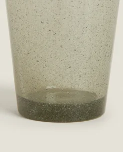 Tumblers*ZARA Home Bubble-Effect Glass Tumbler Turquoise