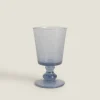Glasses And Flutes*ZARA Home Bubble-Effect Wine Glass Blue