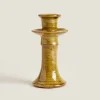 Candlesticks And Tealight Holders*ZARA Home Ceramic Candlestick Green