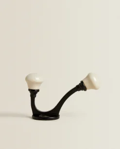 Hangers & Hooks*ZARA Home Ceramic Hook Grey