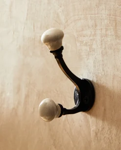 Hangers & Hooks*ZARA Home Ceramic Hook Grey