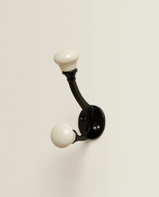 Hangers & Hooks*ZARA Home Ceramic Hook Grey
