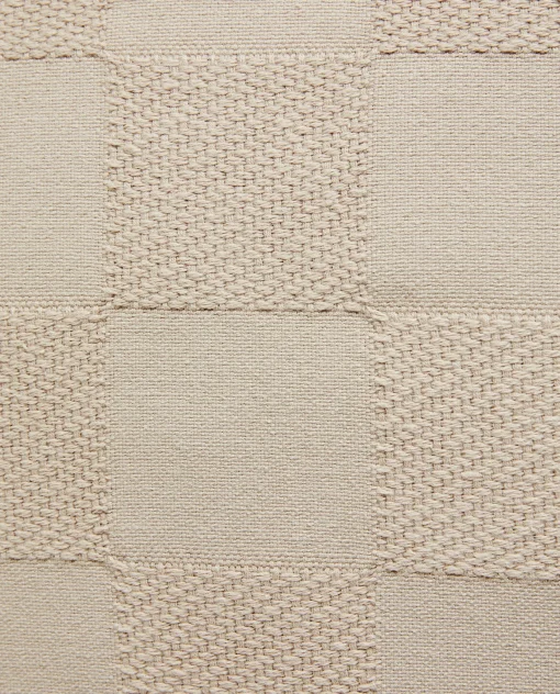 Crib Bedding*ZARA Home Check Cotton Throw Pillow Cover Taupe