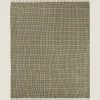 Blankets*ZARA Home Checked Blanket Green