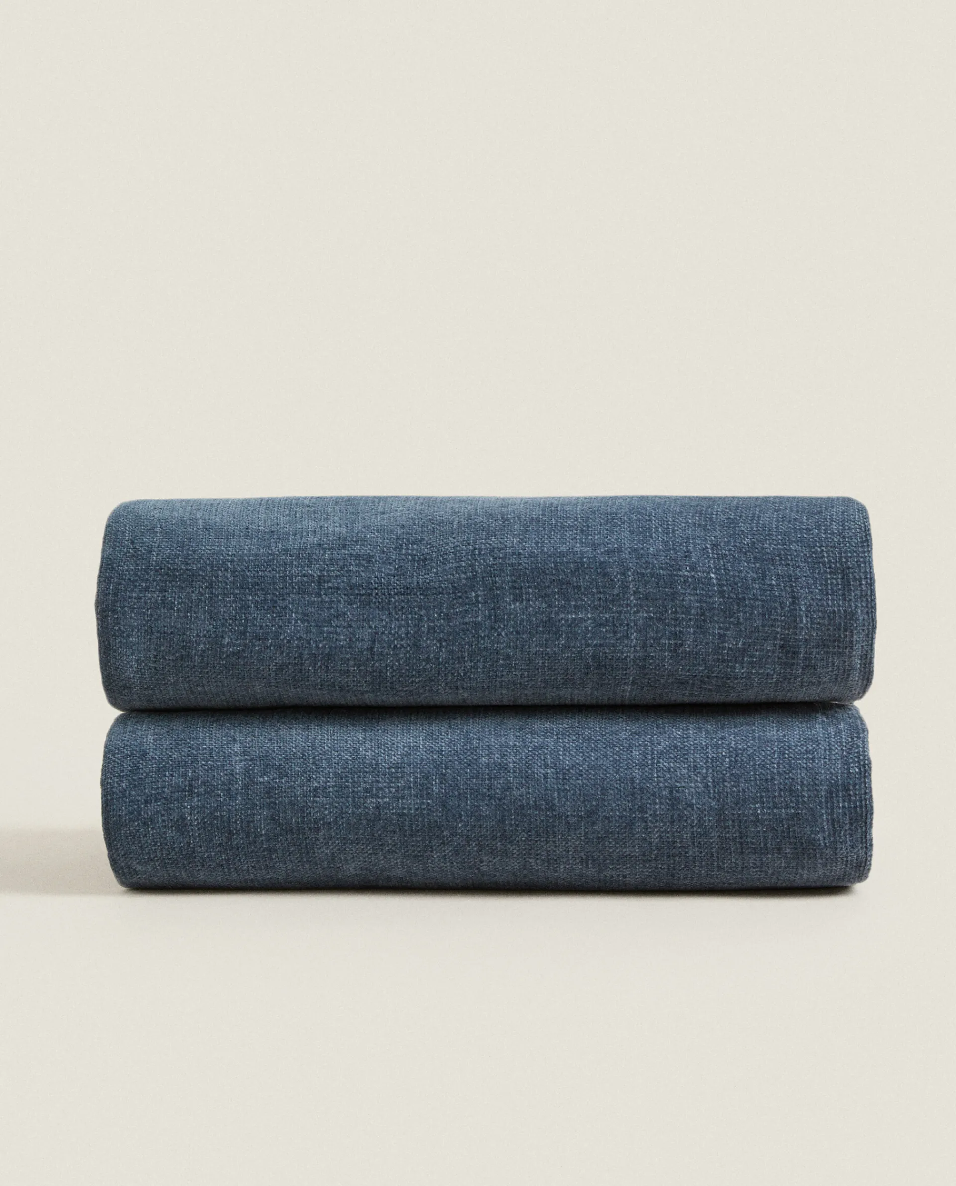 Blankets*ZARA Home Chenille Blanket Blue