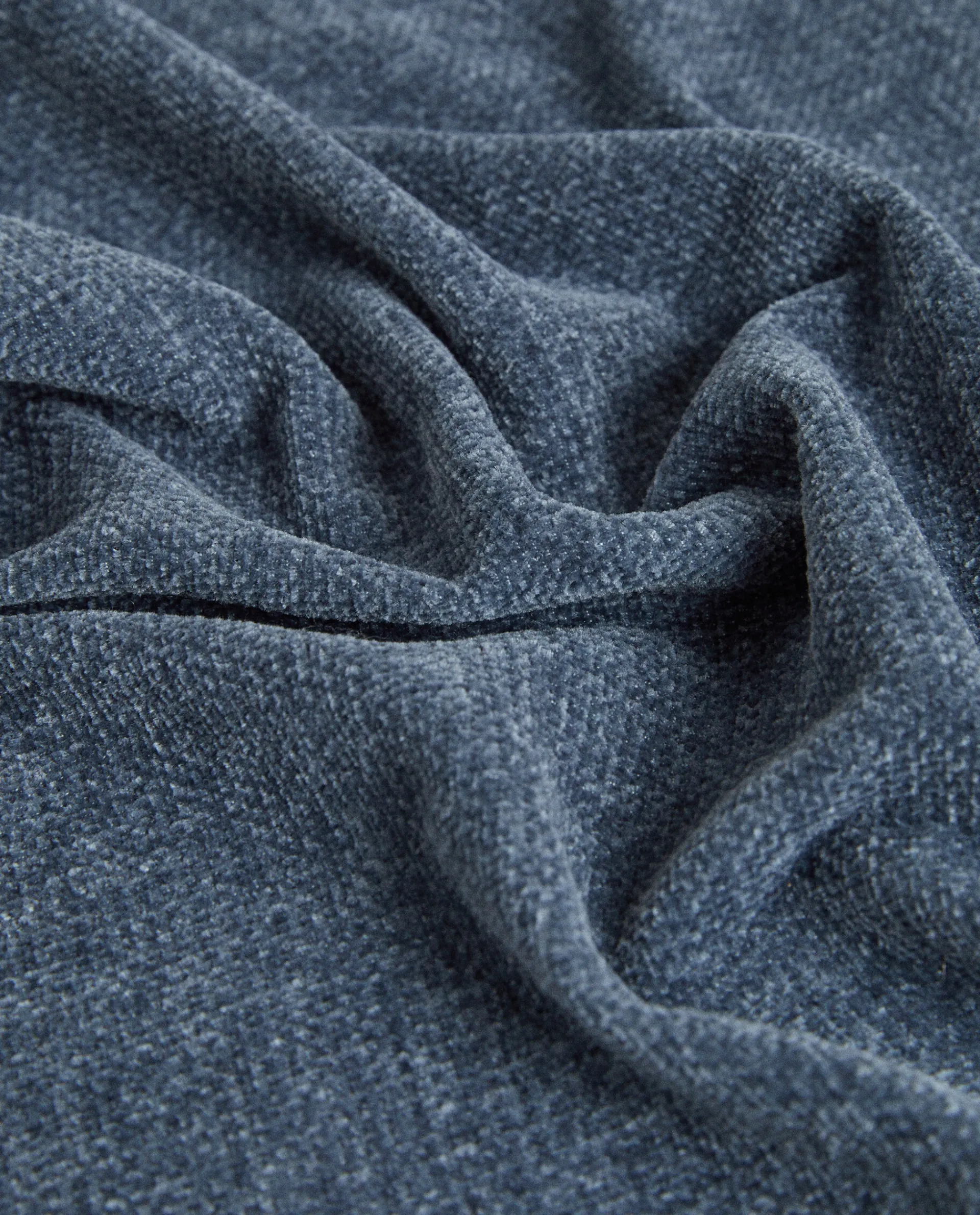 Blankets*ZARA Home Chenille Blanket Blue