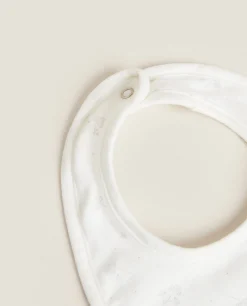 Accessories*ZARA Home Chiffon Clover Bib White
