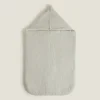 Personalization*ZARA Home Chiffon Clover Carrycot Baby Wrap Grey