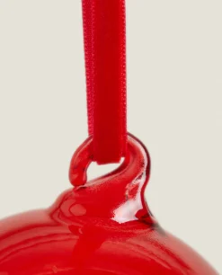 Decoration*ZARA Home Christmas Plain Glass Bauble Decoration Red