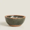 Candlesticks And Tealight Holders*ZARA Home Clay Candlestick Green