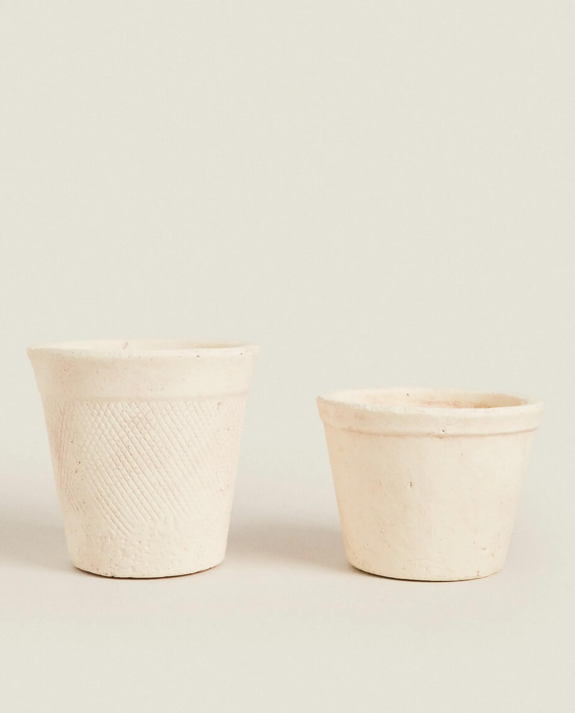Flowerpots*ZARA Home Clay Flowerpot White