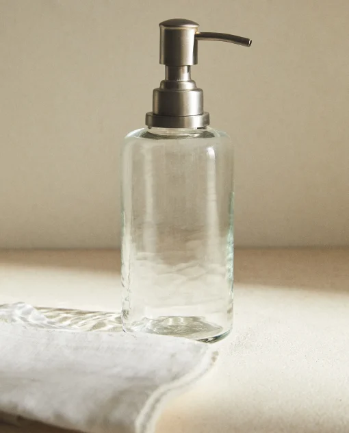 Dispensers*ZARA Home Clear Glass Soap Dispenser Transparent