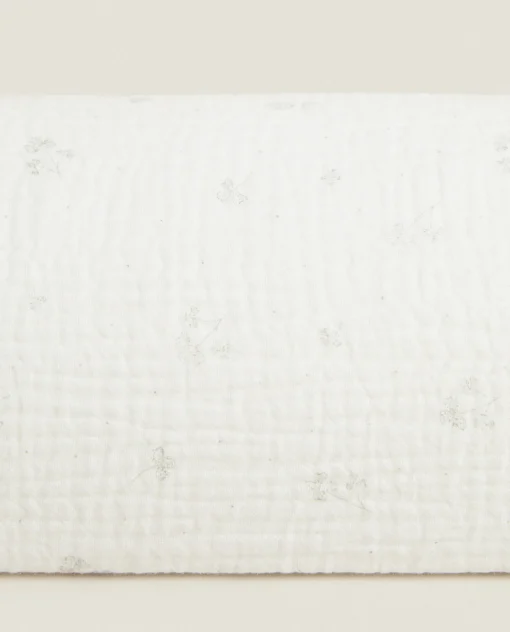 Crib Bedding*ZARA Home Clover Bolster Cushion Oyster White