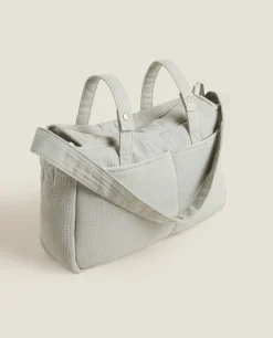 Personalization*ZARA Home Clover Diaper Bag Grey