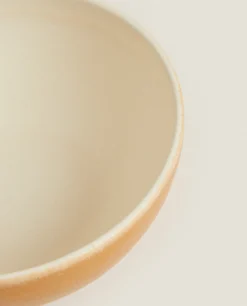 Bowls*ZARA Home Colored Stoneware Bowl Mustard Yellow