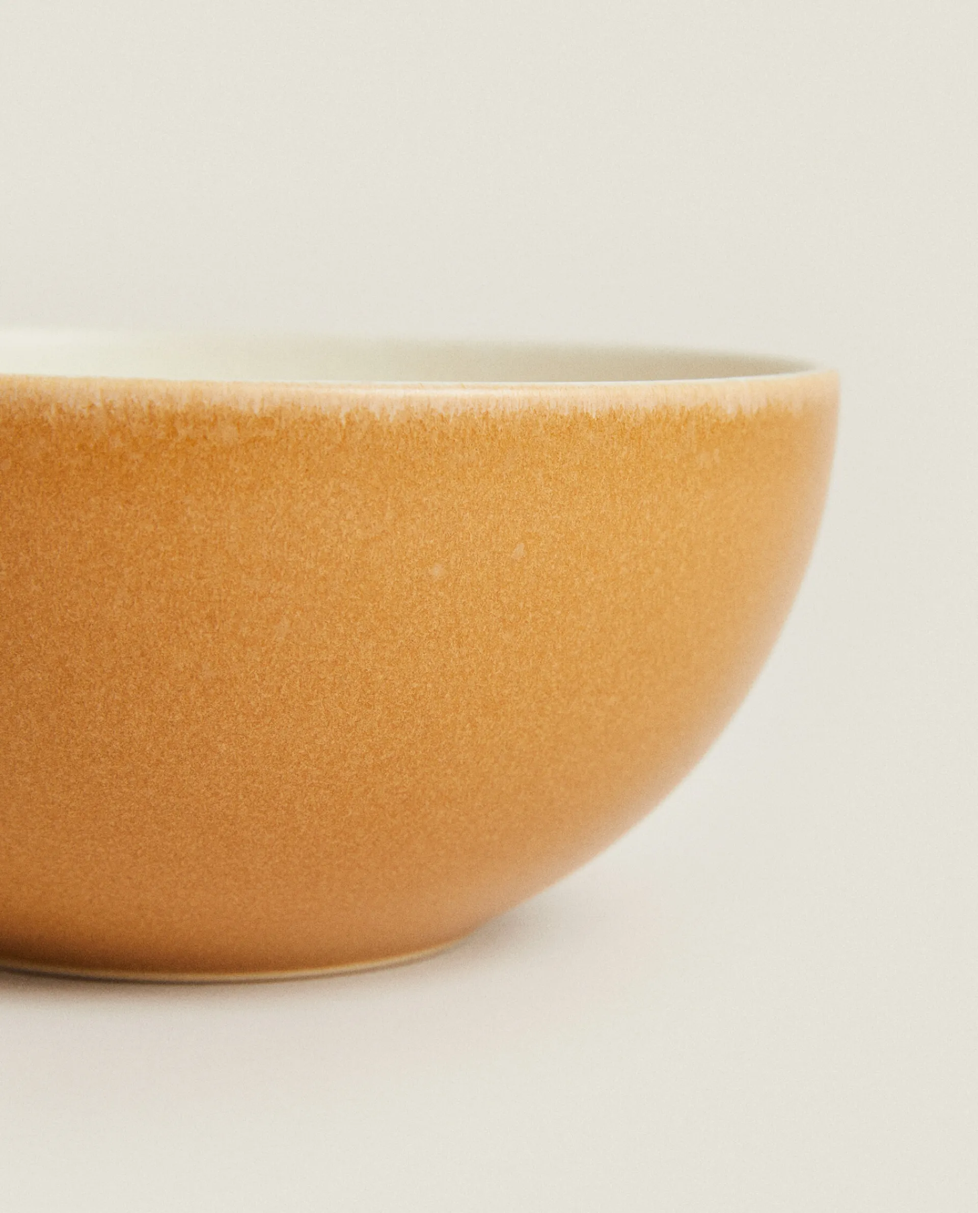 Bowls*ZARA Home Colored Stoneware Bowl Mustard Yellow